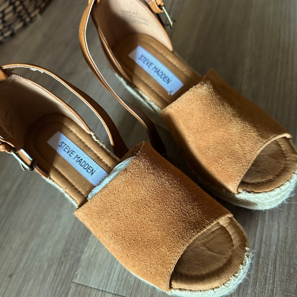 Steve Madden platform wedge sandals